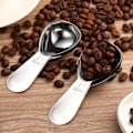 Miniatyrbilde 4 av 5: Kaffeskjeer i rustfritt stål, korte håndtak