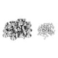 Miniatyrbillede 1 af 5: 40 stk Runde Kabinets Knapper Udskiftelige Rustfrie Stilfulde Møbelknapper til Køkken Skabe Møbeldøre
