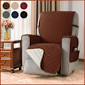 Miniatyrbild 2 av 5: Soffaöverdrag Recliner Soffa Handduk Anti-smutsig Husdjurssoffa Kudde Enfärgad Gungstol Massagefåtölj Soffa Skyddsöverdrag Handduk Recliner Stolsöverdrag