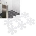 Miniatyrbillede 2 af 5: 20 stk. Badekar Sticker Transparent Snefnug Form Skridsikker Selvklæbende Badekar Dekaler til Badeværelse Pool
