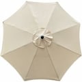 Miniatyrbillede 1 af 5: Udskiftningsbetræk til parasol, 8 ribber, 3 m, vandtæt, anti-UV, udskiftningsstof, beige