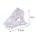 Miniatyrbild 2 av 5: 10 st Nagelspetsklämmor för snabbbyggd polygel, polygelklämma för naglar Nagelformad plast klara fingerförlängningsklämmor DIY-manikyr med UV LED-poly