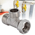 Miniatyrbillede 7 af 8: G1/2 Han/Hun Gevind T-Forbindelse Rustfrit Stål Vandrørforbindelse T-Adapter