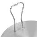 Miniatyrbilde 3 av 8: Varmefordelerplate i rustfritt stål Induksjonsplate Elektrisk induksjonskomfyr Diffusoradapter for hjemmekjøkken 18# 17,5 cm / 6,9 tommer