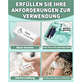 Pikkukuva 5 / 5: Bluetooth-tarra-tulostin, tarra-laite itseliimautuva, yhteensopiva iOS:n ja Androidin kanssa, kannettava mini-tarra-laite kotiin, toimistoon, kouluun ja tarrojen liimaamiseen