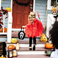 Pikkukuva 5 / 5: 2 kpl Halloween-pehmustetaskuja karkkipusseja temppuilemaan