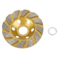Miniatyrbillede 1 af 5: 100mm*4,5mm Diamantsegment Slibeskive 6 Huller Til Marmor Beton Sten