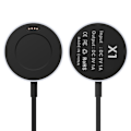 Miniatyrbillede 5 af 5: USB Trådløs Opladningsstation Skrivebordsopladningsdock Cradle til Huawei Watch Sort
