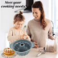 Miniatyrbild 3 av 5: Silikonform för kakor, spiralmönstrad kakembryobakform, bakverktyg, chiffonkakform, non-stick kakform