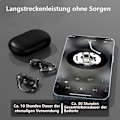 Pikkukuva 3 / 4: Avoimet korvanapit Langaton Bluetooth 5.3, Sisäänrakennettu Mikrofoni Korvakoukuilla, Vedenkestävä Urheilukorvanapit Androidille/iPhoneille