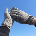 Miniatyrbilde 5 av 8: 4 Par Dame Vinter Touchscreen Hansker Varme Fleecefôret