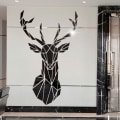 Miniatyrbild 3 av 5: Sika Deer Head Stereo Akryl Väggsticker