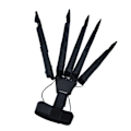 Miniatyrbilde 2 av 8: Halloween Leddede Fingre 3D-Printet Leddede Fingerforlengelser for Halloweenfest Cosplay Svart Høyre Hånd