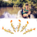 Miniatyrbilde 3 av 5: 5 stk 9,5 cm 14g Myke Agnsfisk Fiske Agnsfisk Bass Fiskeutstyr Skarp Haken T Hale
