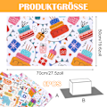 Miniatyrbild 2 av 5: 6 hybrid tecknade födelsedagspresenter förpackningspapper