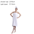 Miniatyrbild 2 av 5: Kvinnors Ecofabric Terry Cloth Spa-paket: Kroppsinpackning & Hårhandduk