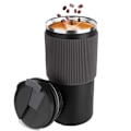 Miniatyrbild 1 av 5: Termisk mugg - Isolerad mugg, kaffemugg att ta med sig 450 ml läcksäker resekopp kaffemugg med lock