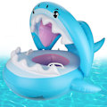 Miniatyrbild 1 av 5: Snabbt Absorberande Pool Float med Justerbart Säkerhetssäte för Småbarn, Ultra Baby Spring Float med Solskyddstak och Halkfri Yta, Polyester