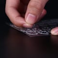 Miniatyrbillede 6 af 8: 50 Ark Neglelim-Klistermærker, Dobbeltsidet Transparent Falsk Neglelim Gele-Tape Klæbende Faner Vandafvisende Fleksibel Falske Negle Spidser til Manicure