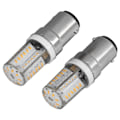 Miniatyrbilde 4 av 10: 2 stk BA15D LED-pære Super Lys LED-erstatningspære Varmt Lys 270Lm 12V 3W 57LED