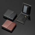 Miniatyrbillede 7 af 7: PU Læder Bifold Tegnebog Til Mænd - RFID Slim Bi Fold Tegnebøger