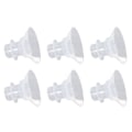 Miniatyrbild 1 av 5: 6 st flänsinsatser Hands Free bröstpump Bärbar bärbar Spectra 24 mm sköldar flänsar 13 mm / 0,5 tum