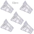 Miniatyrbilde 2 av 8: Pakke med 12 polygel neglklips, negltipsklips, negltipsklips, neglklips for polygel neglforlengelser