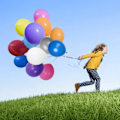 Miniatyrbild 3 av 5: 10 st 18 tums ballonger - Blandade färger
