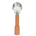 Pikkukuva 2 / 8: Kahvi Portafilter 54mm Kahvi Kaksoissuuttimet Portafilter Ruostumaton Teräs Kahvi Suutin Portafilter Breville 870 880 Kahvikoneelle C1 Ruusupuu