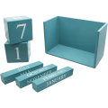 Miniatyrbilde 3 av 5: Treblokker Kalender - Evigvarende Blokk Måned Datovisning