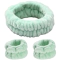 Miniatyrbillede 1 af 5: Spa Pandebånd Kvinder Mikrofiber Ansigtsmakeup Hårbånd med