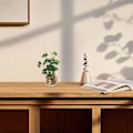 Miniatyrbillede 4 af 5: Glasflaske firkløverblad stedsegrøn simulering grøn plante