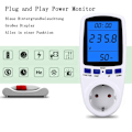 Miniatyrbild 4 av 6: Smart Energy Spänningsmätare, 7 Visningslägen för Anpassad Visning, Digital LCD-skärm för Oöverträffad Klarhet, Realtidsövervakning för Optimering