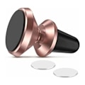 Miniatyrbillede 1 af 5: Biltelefonholder Luftventil Magnetisk Universal 360 Graders Rotation Cradlefri Biltelefonholder til Apple (Guld)