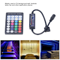 Miniatyrbild 8 av 8: LED-styrenhet RF Mini RGBW LED USB Lampremsa Full Touch Fjärrkontroll Transmission Ultratunn Styrenhet