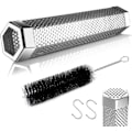 Miniatyrbillede 8 af 8: Hexagon Pellet Røgrør, BBQ Træpille Røgrør i Rustfrit Stål, Til Enhver Grill Eller Røgovn, Massive Diffusionshuller, Op Til 5 Timers