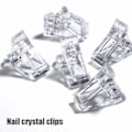 Miniatyrbillede 2 af 8: 10 stk. Negletips-klemmer til hurtig opbygning af Poly UV Builder Assistentværktøj DIY Manicure Værktøj Plastik Fingerforlængelsesklemme Sæt