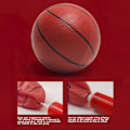 Miniatyrbild 4 av 5: Mini Basketkorg Set Hålfri Montering Studsdesign Röd Svart Inomhus Förälder Barn Interaktion Basketboll Leksak