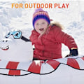 Miniatyrbild 4 av 5: Cartoon Convertible Flip Top Vantar Småbarn Barn Vinter Ull