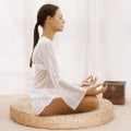 Pikkukuva 2 / 7: Meditaatiomatto Tatami-matto lattiamatto olkimatto jooga-matto meditaatiotyyny