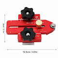 Miniatyrbild 6 av 8: Snickeri bordsåg jigg aluminiumlegering fräs bord bandsåg jigg guide för upprepa smala remsor skär