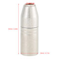 Miniatyrbilde 4 av 5: 2 stk. Mini XLR 3-polet hann til sølvbelagt kobber XLR 3-polet hann adapter, gullbelagt kobber