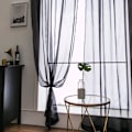 Miniatyrbilde 7 av 8: Voile Gardin Transparent Gardin i Ensfarget Stangedesign
