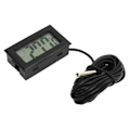 Miniatyrbillede 6 af 8: Sort LCD Indbygget Elektronisk Digital Termometer Vandafvisende Sonde Temperaturmåler til Inkubator