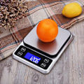 Miniatyrbilde 2 av 5: Matvekt Grams og Ounces, 5kg/0.1g Kjøkkenvekt for Matlaging og Baking, Høy Presisjon Elektronisk Vektskål med LCD-Skjerm