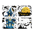 Pikkukuva 1 / 5: Halloween-ikkuna-tarrat kaksisivuiset irrotettavat tarrat juhliin