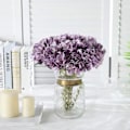 Miniatyrbillede 3 af 5: 5 stk. kunstige hortensia - lilla farve