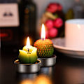 Miniatyrbild 4 av 7: 12 st Cactus Rose Tealight Ljus Handgjorda Delikata Succule