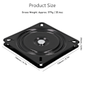 Miniatyrbilde 6 av 8: Reservedeler Roterende Base 360° Fri Rotasjon Møbel Hardware Dreieskive Barstol Roterende Base