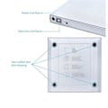 Miniatyrbillede 4 af 4: USB CD-DVD-RW Læser/Skriver til HUAWEI PC Ekstern Bærbar Forbindelse (SØLV)